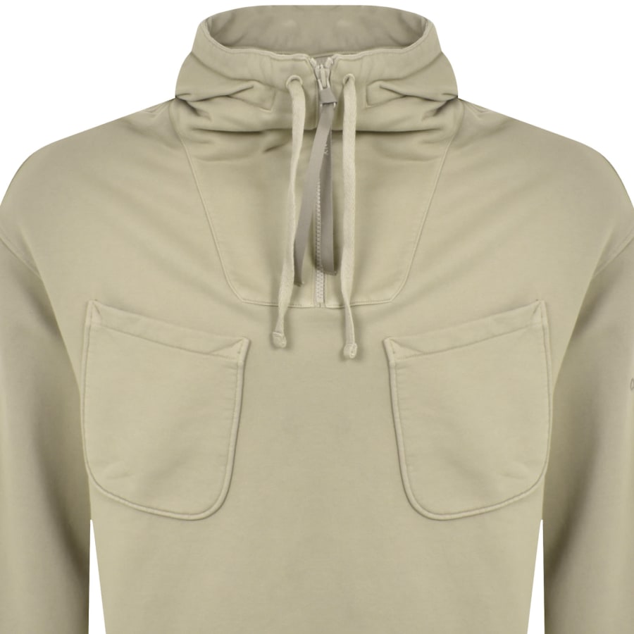 CP Company Diagonal Hoodie Khaki